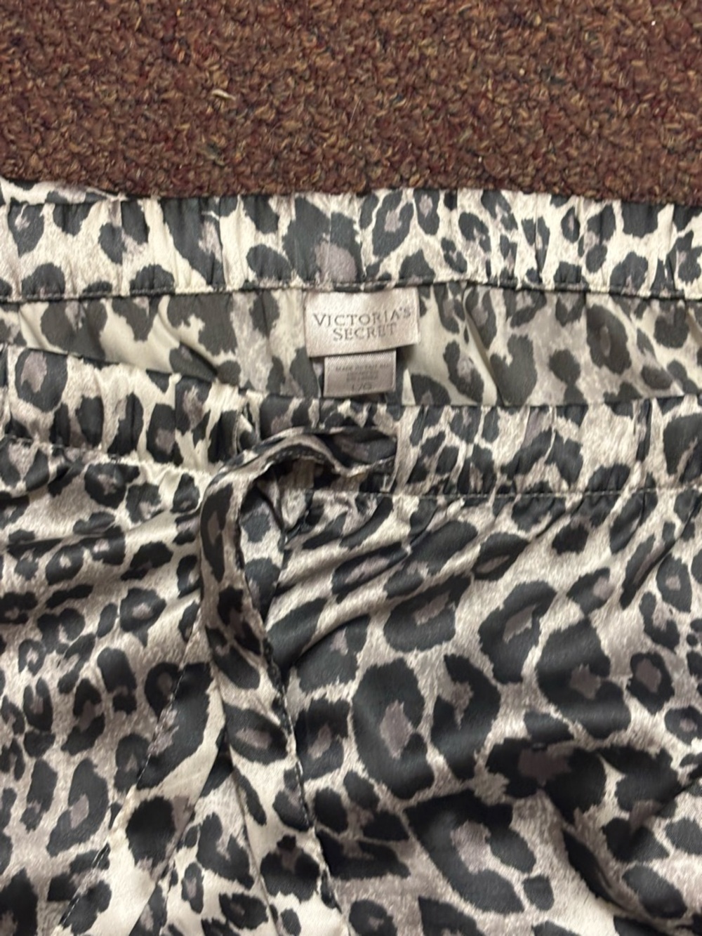 Victoria's Secret Leopard Satin Pajama Set - Picture 4 of 5